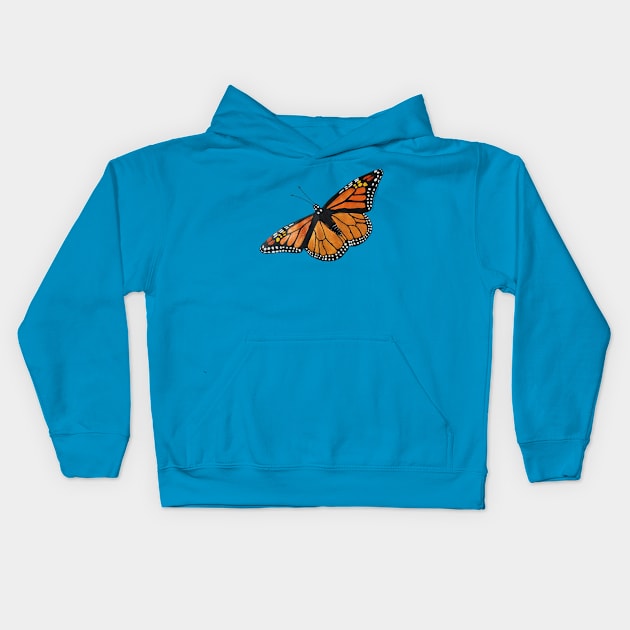 Monarch Butterfly Kids Hoodie by I Create Myself